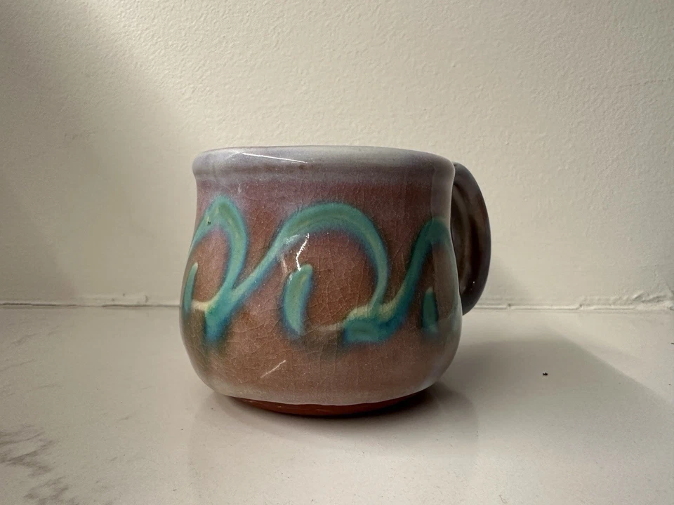 Earthworks Pottery, Juego de 4 tazas de café espresso, hechas a mano en Barbados Foto 3 de 4