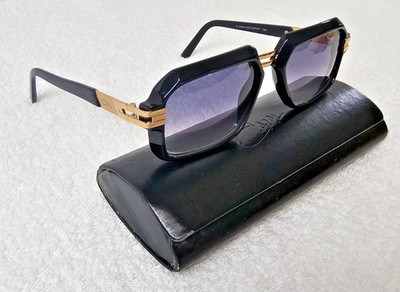 CAZAL 6004 Sunglasses MOD 6004 COL 001 Black Gold Frame Germany NEAR MINT LENSES