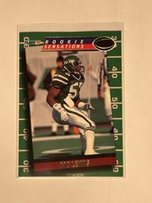 Fleer 1992 Rookie Sensations Mo Lewis #17 New York Jets Rookie Insert Card. rookie card picture