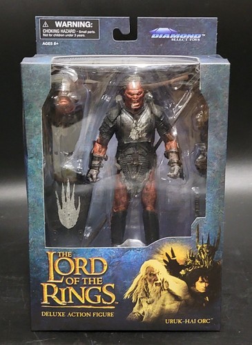 Lord Of The Rings Uruk-Hai Orc Deluxe Action Figure Diamond Select 2021 ...