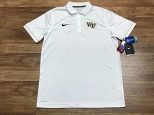 MENS M - NEW Nike NCAA Wake Forest Demon Deacons Dri-FIT Early Season Polo Shirt