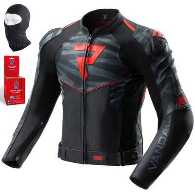 Motorradjacke | REBELHORN VANDAL 2 | Sport Lederjacke mit Protektoren Herren