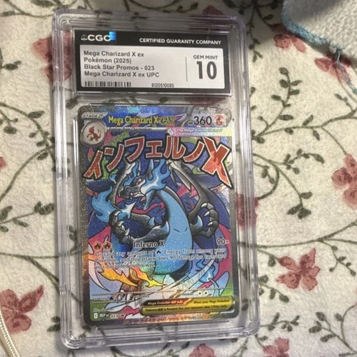 Mega Charizard X ex Black Star Promo 023 Holo CGC 10 Pokémon TCG Card