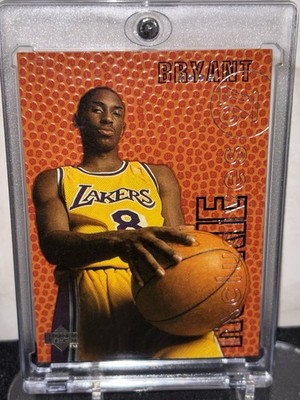 Kobe Bryant Rookie Card Textured Ball Upper Deck 1997 | eBay