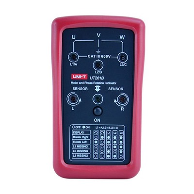 Phase Sequence Tester 90-600V AC Motor Rotation Indicator - Multi-Function Meter