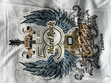 Hard Rock Shirt London 50 Years Small Size Ladies Fitted