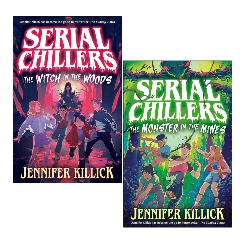 Serial Chillers Series 2 Books Collection Set by Jennifer Killick  Monster