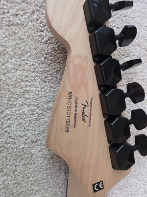 Fender Squier Bullet Strat, Black & Gray Guitar | eBay