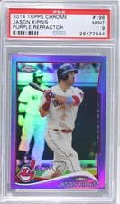 2014 Topps Chrome Retail Purple Refractor Jason Kipnis #196 PSA 9 MINT m5x
