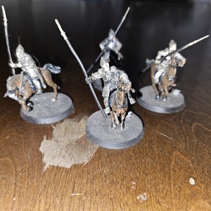 Gondor Calvary Lot Early 2000s Metal Miniatures Middle Earth Strategy Battle...