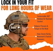 Tigrett Outdoors ARC Rail Adapter for Walker Razor Thin Tactical Headset