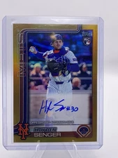 2025 Topps Hayden Senger Rookie Auto /50 New York Mets