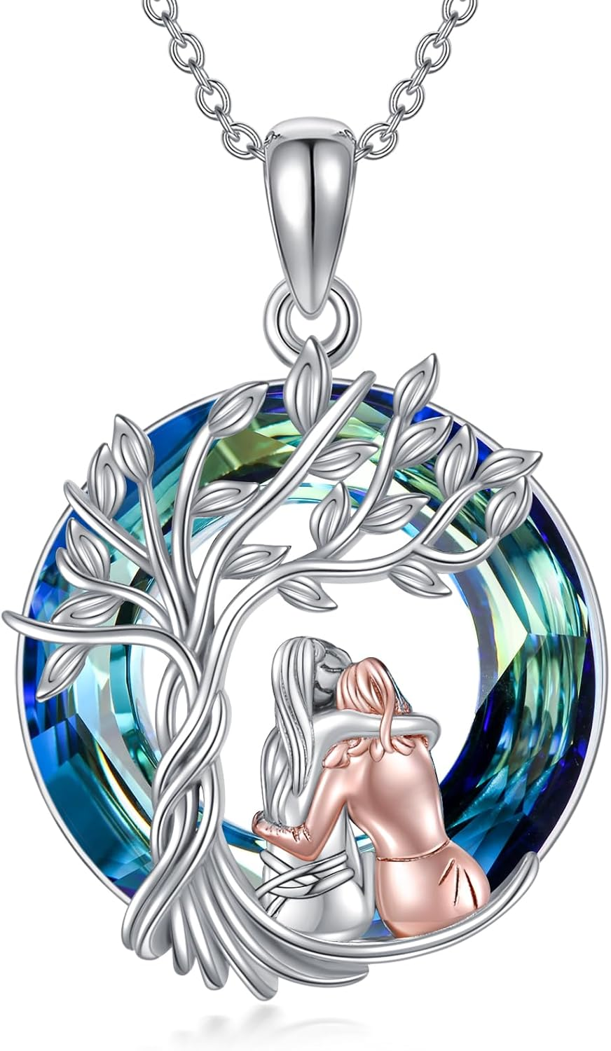 Sisters Necklace Sterling Silver Always My Sister Forever My Friend Jewelry Tree