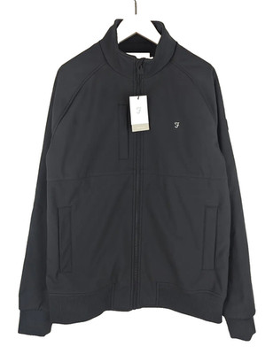Farah Aston Water Repellent Soft Shell Jacket - Size Medium - Grey - RRP £90
