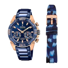 Festina F20549-1 Mens Chrono Bike Smartwatch and Strap Gift Set