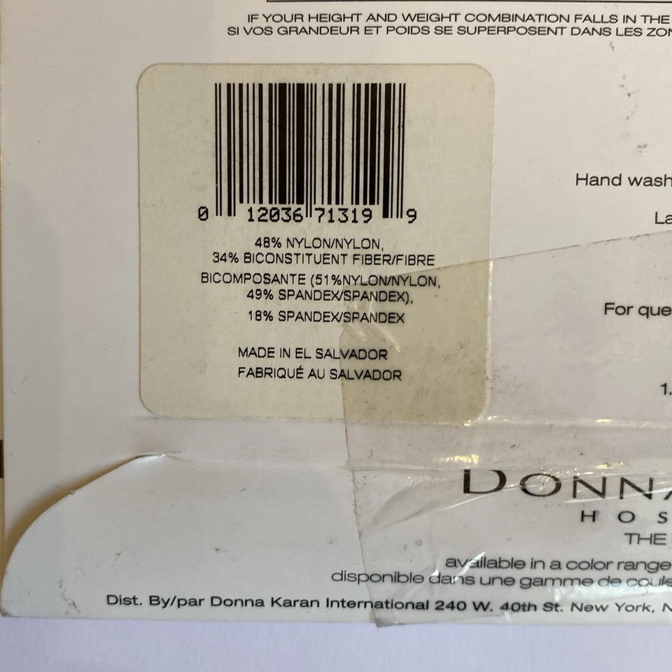 Nuevo Medias Donna Karan The Nudes Toeless Control Tono Superior A03 Pequeño K0A069 Foto 4 de 4