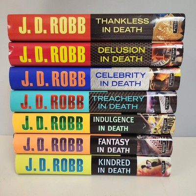 Lot of 7 J D Robb in Death Series Books 29-32, 34, 35, 37 Nora Roberts Hardcover