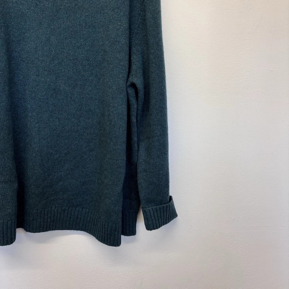 Seasalt Roll Neck Jumper Size 26 28 Green Braque Chunky 80% Wool New RRP £72.95 - Image 4 of 4