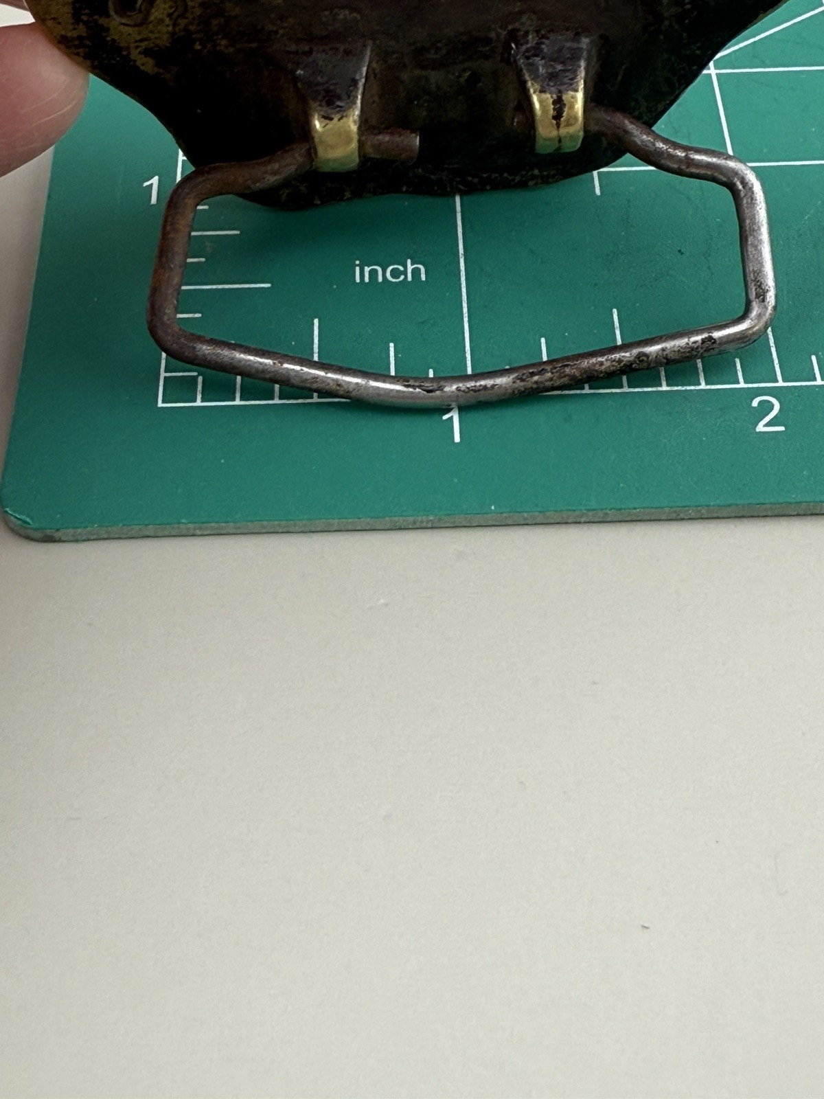 Harley Davidson Eagle Solid Brass Belt Buckle 197… - image 6