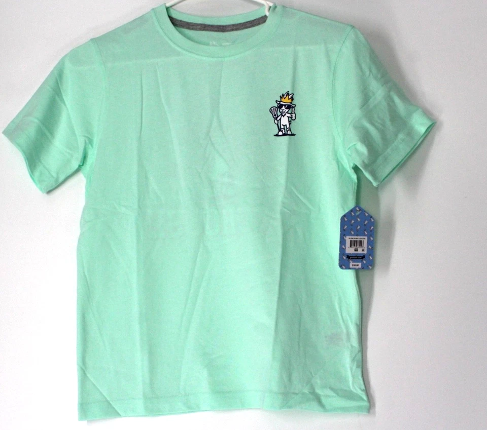GOAT Lacrosse LaxAction Short Sleeve T Shirt Mint Size-Y Medium NWT w/sticker - Image 2 of 4