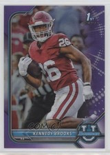 2021-22 Bowman U Chrome Prospects Purple Refractor Kennedy Brooks #18 0hk3