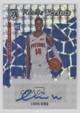 2019-20 Panini Mosaic Rookie Scripts Louis King #RS-LKG Auto 00gy