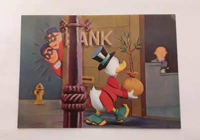 3D AK Ansichtskarte Donald Duck  Villains Walt Disney   (675)