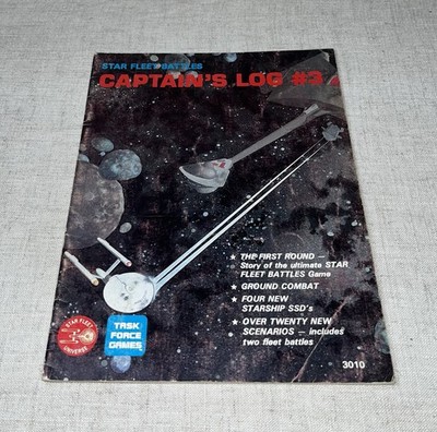 Vintage Task Force Games - Star Fleet Battles Star Trek RPG - Captain s Log #3