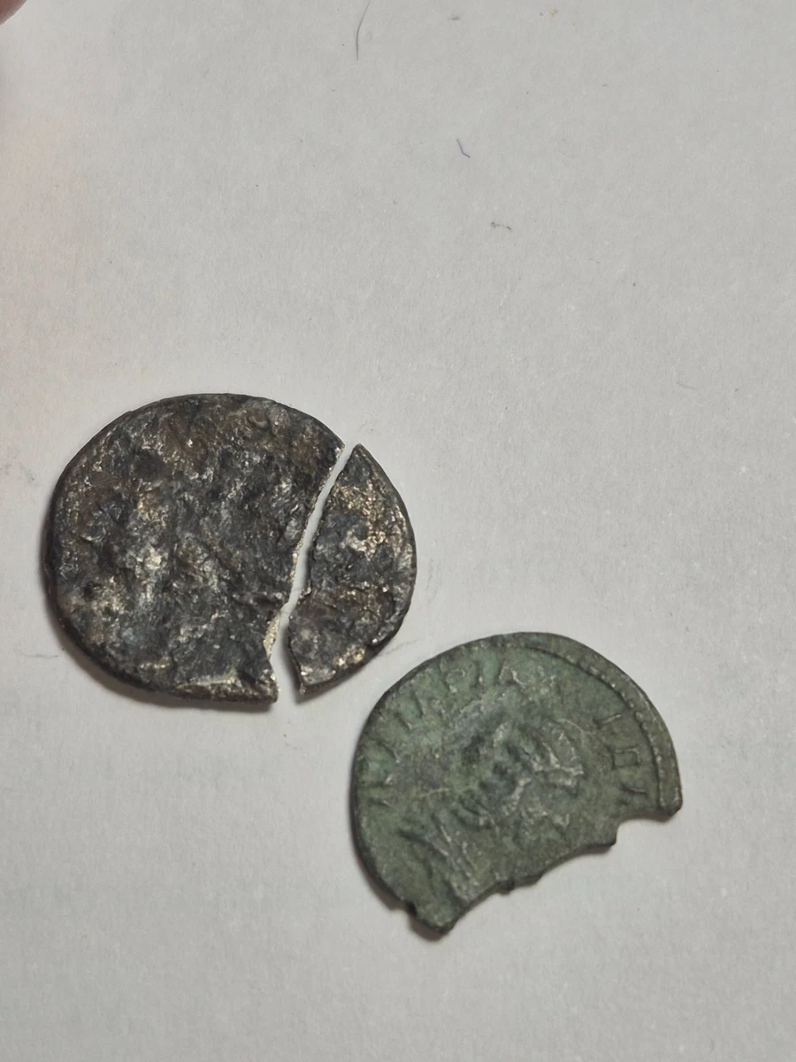 NT/ 2 DENARIOS FRAGMENTADOS REPUBLICA Y JULIA DOMNA (A1745)