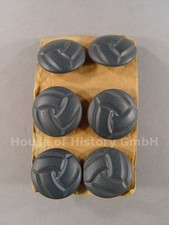 149725: Wehrmacht, 6 Teal Buttons for Leather Coat, LONG BRIDGE, WH WL