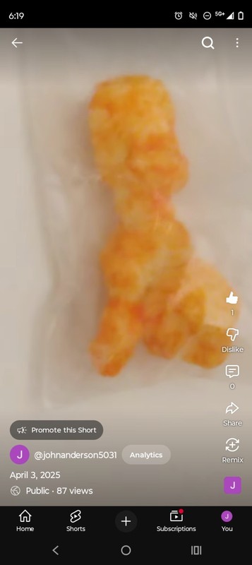 Cheeto Shaped Like Homer Simpson The Simpsons.***