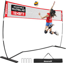 Volleyball Net, 12FT/20FT Portable Volleyball Net for Backyard