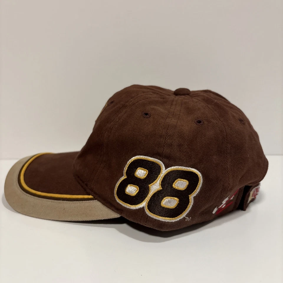 Sombrero ajustable vintage UPS Racing Dale Jarrett marrón bordado Foto 3 de 4