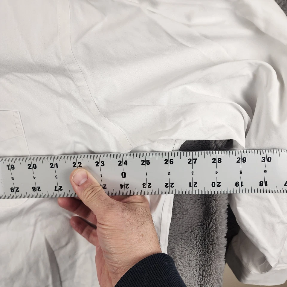 Brooks Brothers Shirt Mens 18 34/35 White Cotton The Original Polo Slim Fit - Image 3 of 4