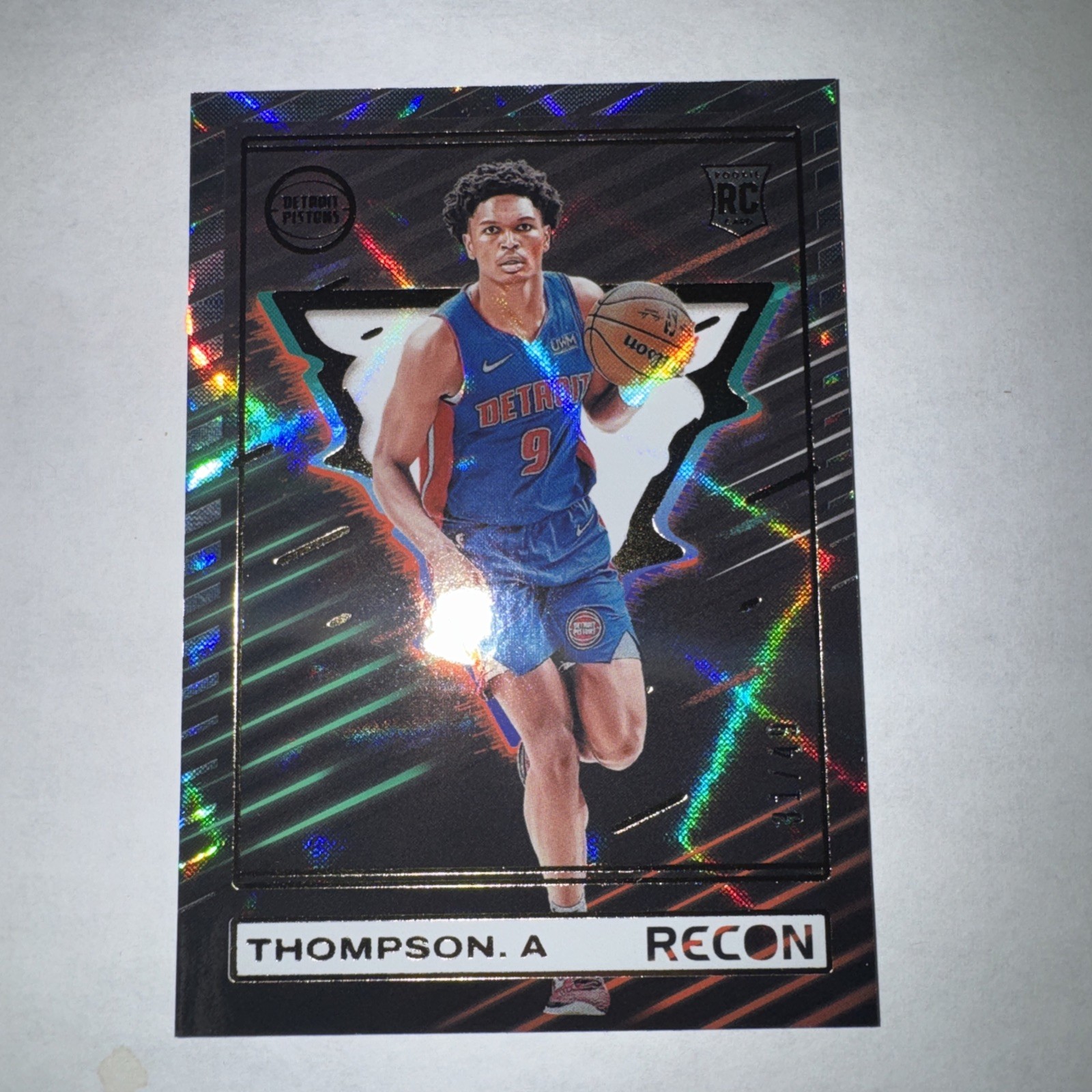 2023-24 Panini Recon - Rookies Ausar Thompson #242 Holo Effect /49 (RC)