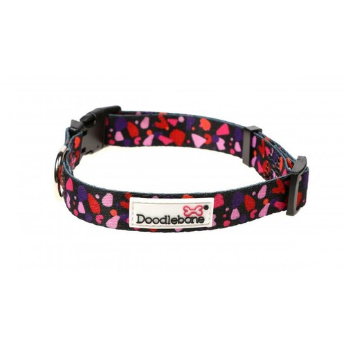 Doodlebone Latest Bold or Patterned Nylon Dog Collars - Choice of Colours & Size - Picture 21 of 24
