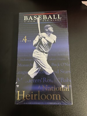 SEALED VHS - Baseball: A Film by Ken Burns 4 - A National Heirloom ...