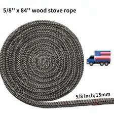 Kit guarnizioni porta stufa a legna (corda 5/8" x 84") ricambio per porte camino