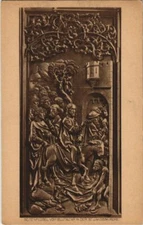 Old postcard Rothenburg side wing from the blood altar, St. James Church GERMANY (1074593)