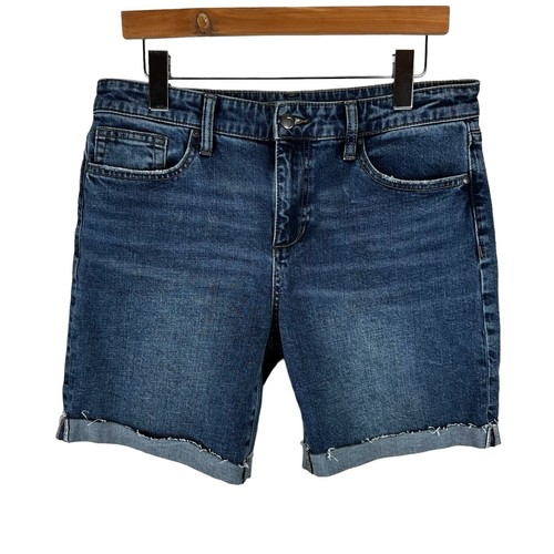 Joe's Jeans Mid Rise Easy Bermuda Cuffed Shorts Size 29 Palos Verdes 32x7 - Picture 2 of 18