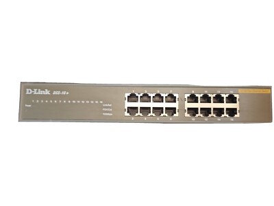 D-Link  DSS (DSS16+) 16-Ports Rack-Mountable Switch