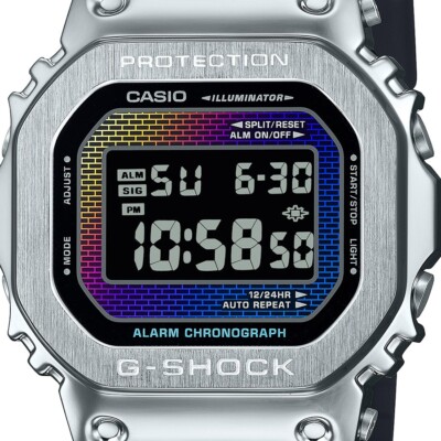 CASIO G-SHOCK GM-5600RW-1JF Rainbow Brick Wall Metal Case Digital