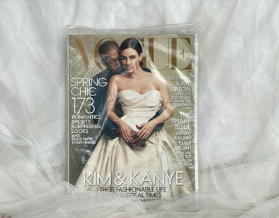 Vogue Magazine Kanye West Kim Kardashian Wedding Photos Spring April 14 Ebay