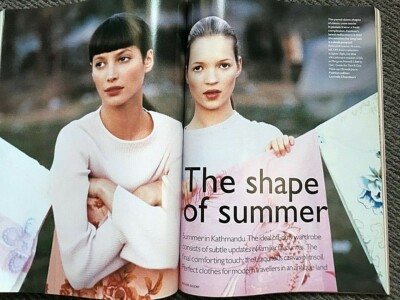 Very Rare Vintage UK VOGUE Magazine June 1994 Helena Christensen