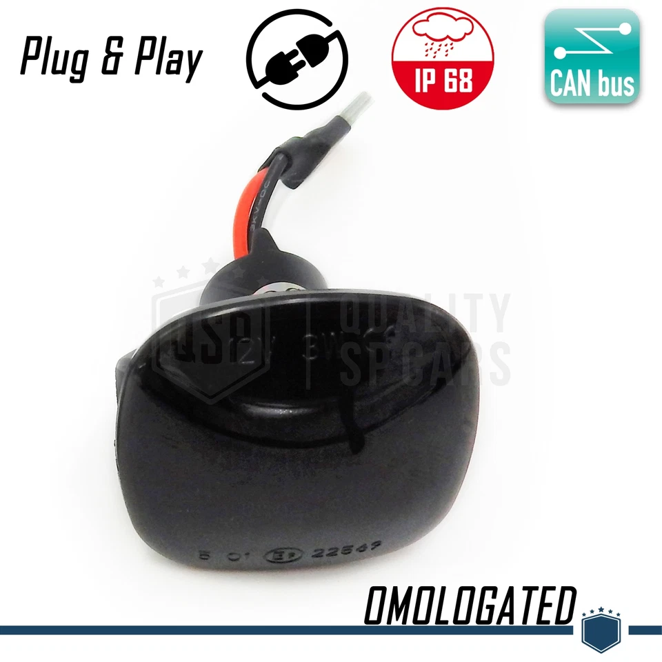 Frecce LED Sequenziali Dinamiche per SKODA FABIA I 6Y CANBUS Omologate Laterali - Immagine 3 di 4