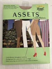 Assets Sensational Shaper, High Waisted Mid- Thigh, Size 2, Nude