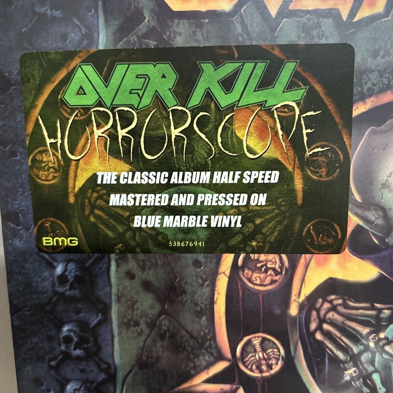OVERKILL - Horrorscope LP Colored Vinyl Album THRASH METAL - NEW RECORD w/ Hype