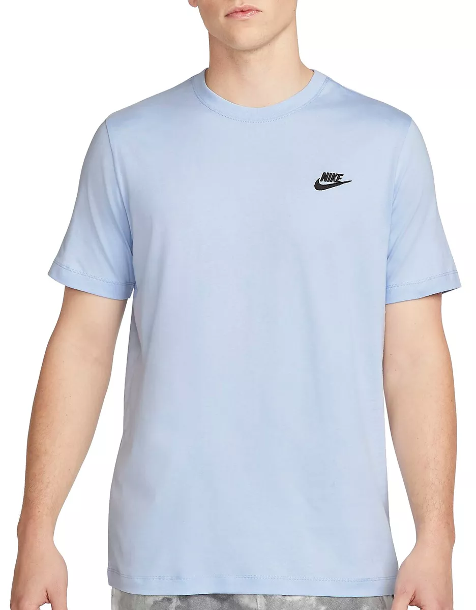 Baby blue hotsell nike shirt mens