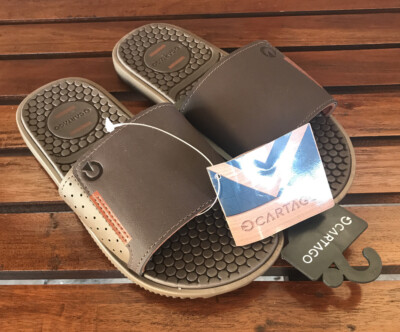 Cartago Barcel IIS Brown Slip On Comfy Sandals Mens Size 7 #24564