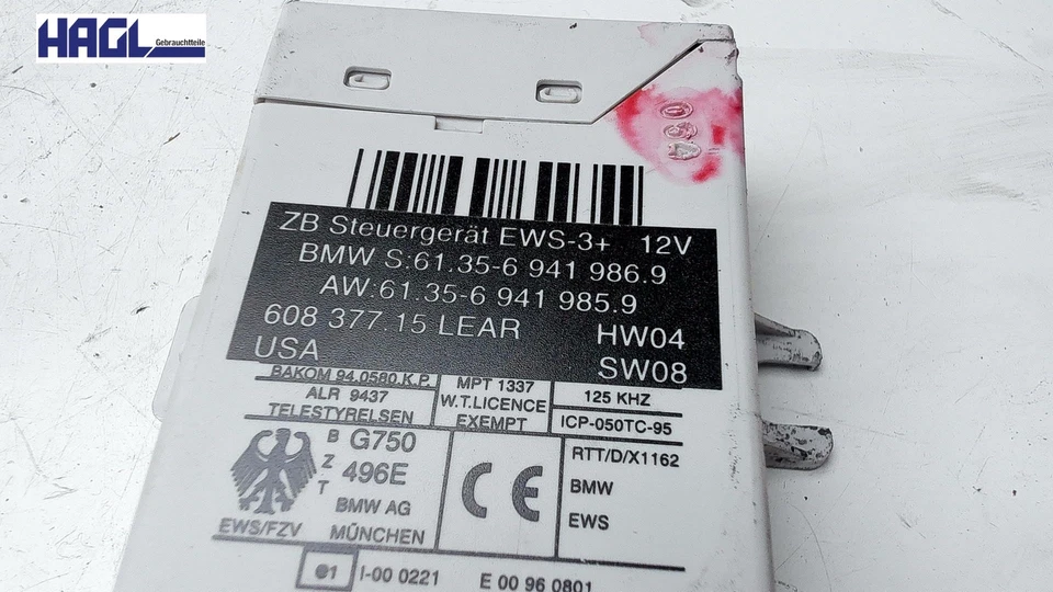 Centralina Antifurto 61356941986 BMW Z4 Roadster 2.5I E85 E86 Roadster - Immagine 4 di 4